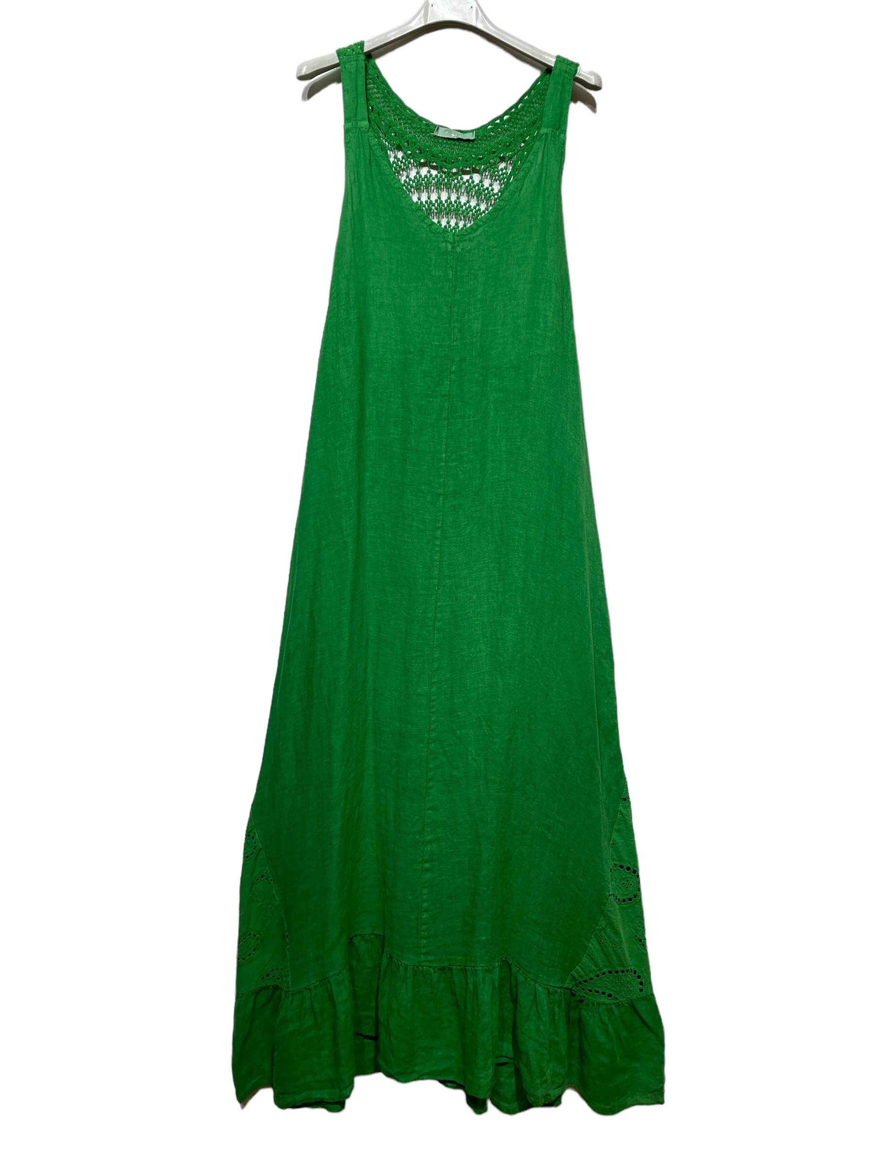 LINEN & COTTON HOUSE – wholesale Dress – Women's – 8521LONG DRESS IN LINE SUMMER CLOTHING5