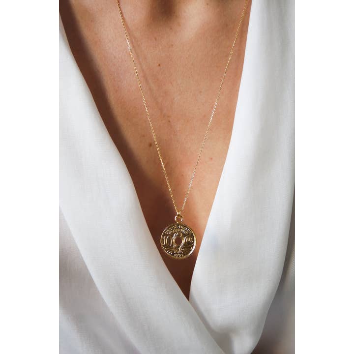 Colar de Malha Forçat de Meio Comprimento por atacado de Maison Amour