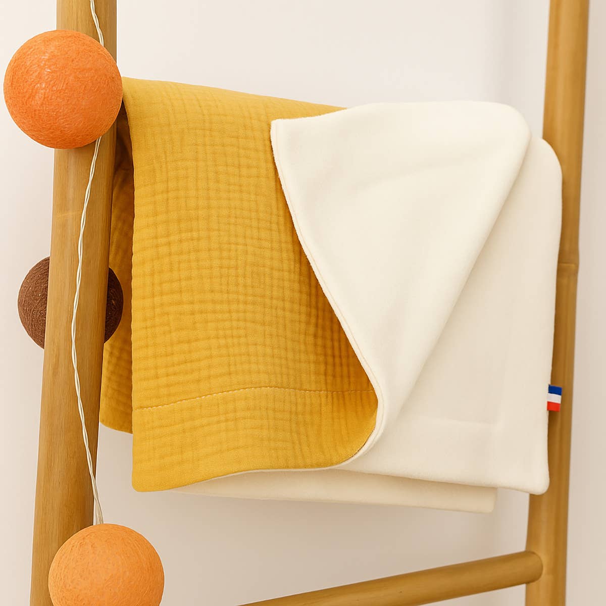 PAPATE - Wholesale Bedding Blanket - Kids & Baby - Organic Cotton Fleece Blanket -  Honey2
