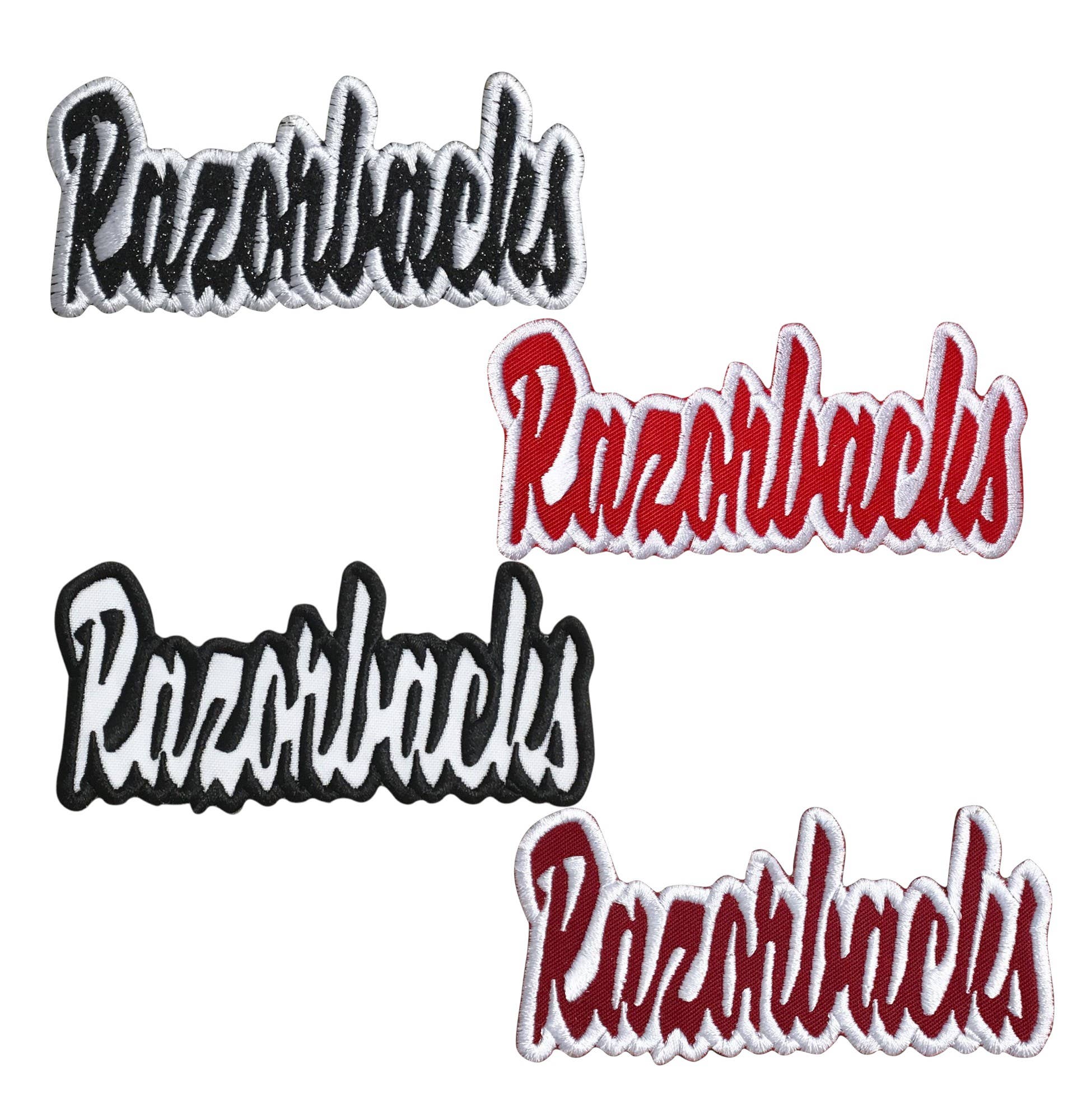 Wholesale Applique - Wholesale Patch - CUSTOM: Razorbacks, Mascots Names, Embroidered Iron on Patch