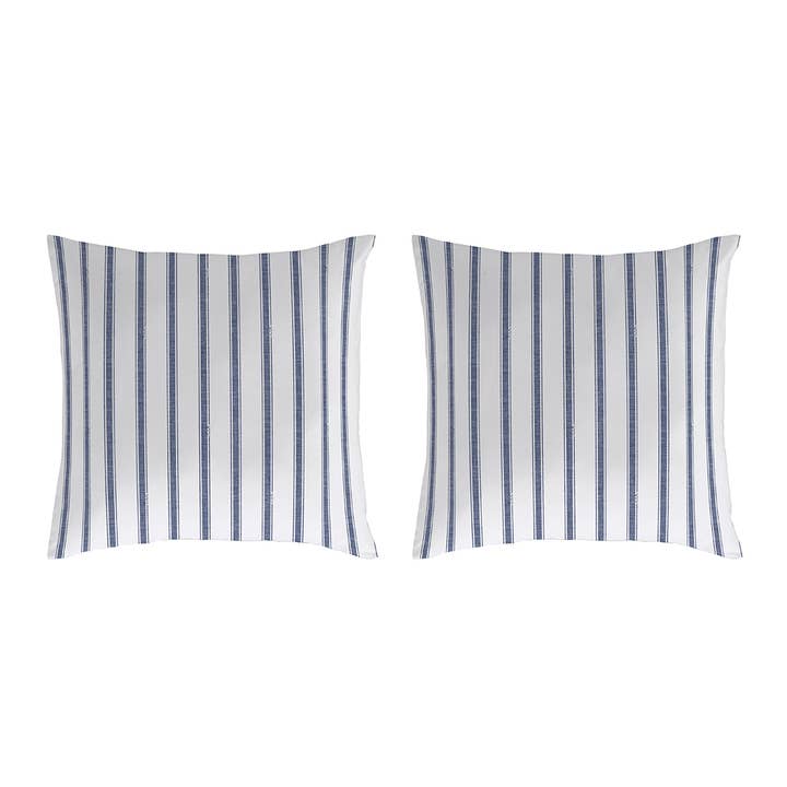 BLUE El Caballo Pillow Covers 50X50 (2) Cm Stripe Basic for wholesale on Faire