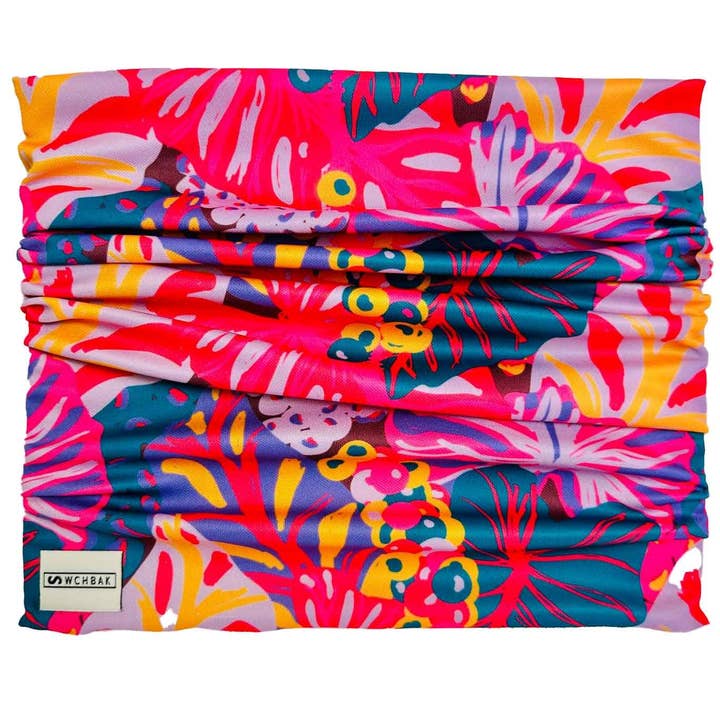 SWCHBAK - Wholesale Neck Gaiter/Snood - Unisex - Multifunctional Headwear/ Neck Gaiter Headband -Floral aloha