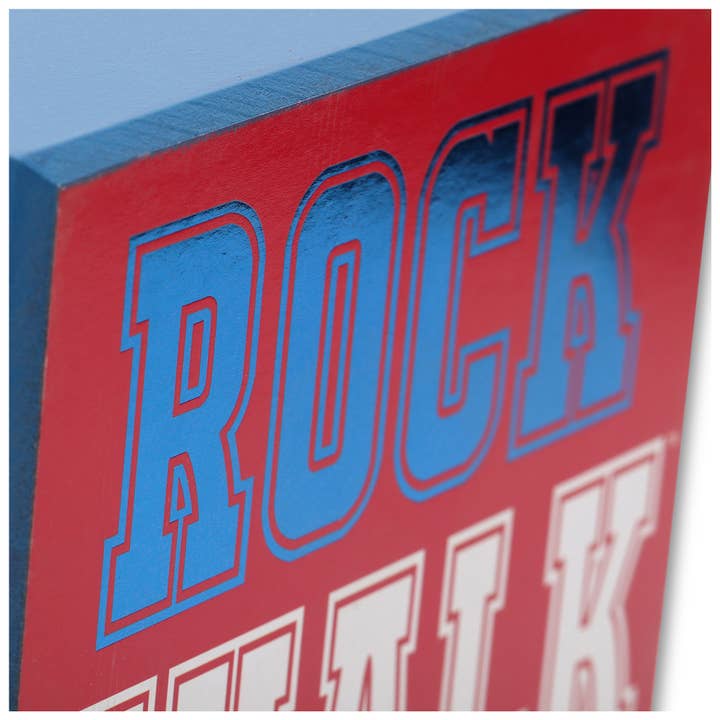 Open Road Brands, LLC - Wholesale Sign - University Of Kansas Rock Chalk Wood Wall Decor