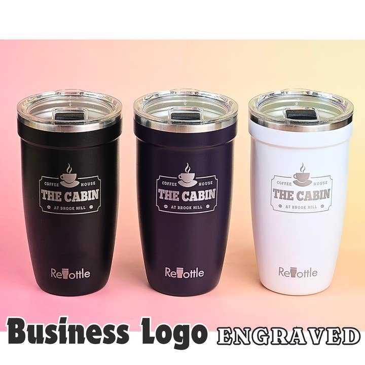 Op maat gemaakte geïsoleerde beker met pakket, lasergegraveerde logo-mok voor wholesale door LAMOSE