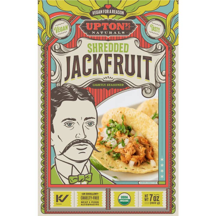 Upton's Naturals - Wholesale Shelf-stable prepared meal - Shredded Jackfruit, Lightly Seasoned