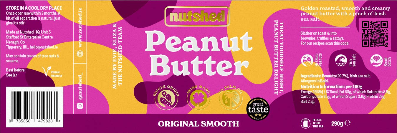 Nutshed - Vente Beurres de noix - Beurre de cacahuète onctueux original3