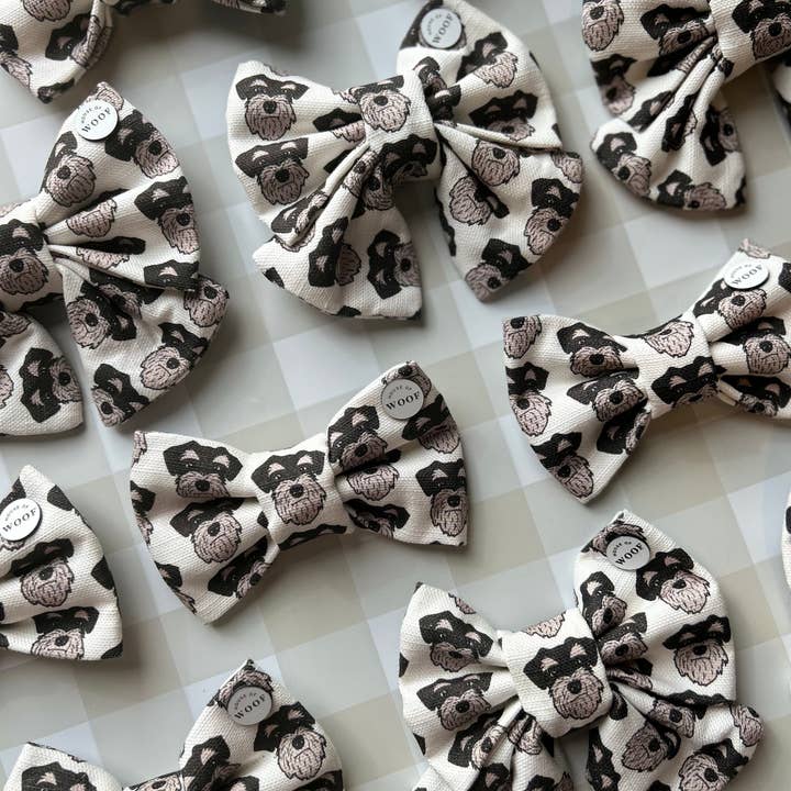 House of Woof - Wholesale Pet bow tie – Dog - Schnauzer Bow Tie0