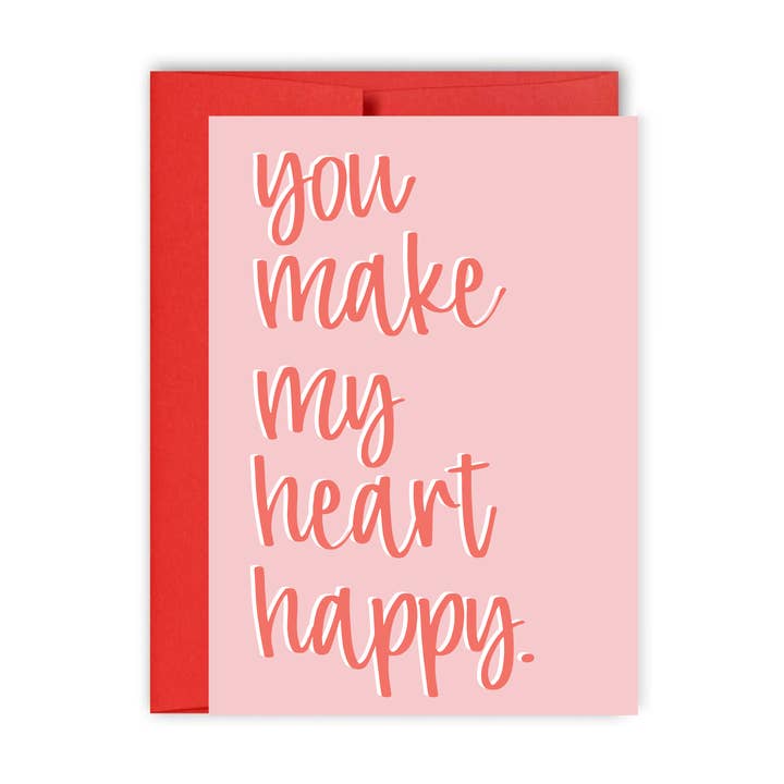 Tarjeta: Tú Haces Feliz a Mi Corazón para venta al por mayor de Hue Complete Me