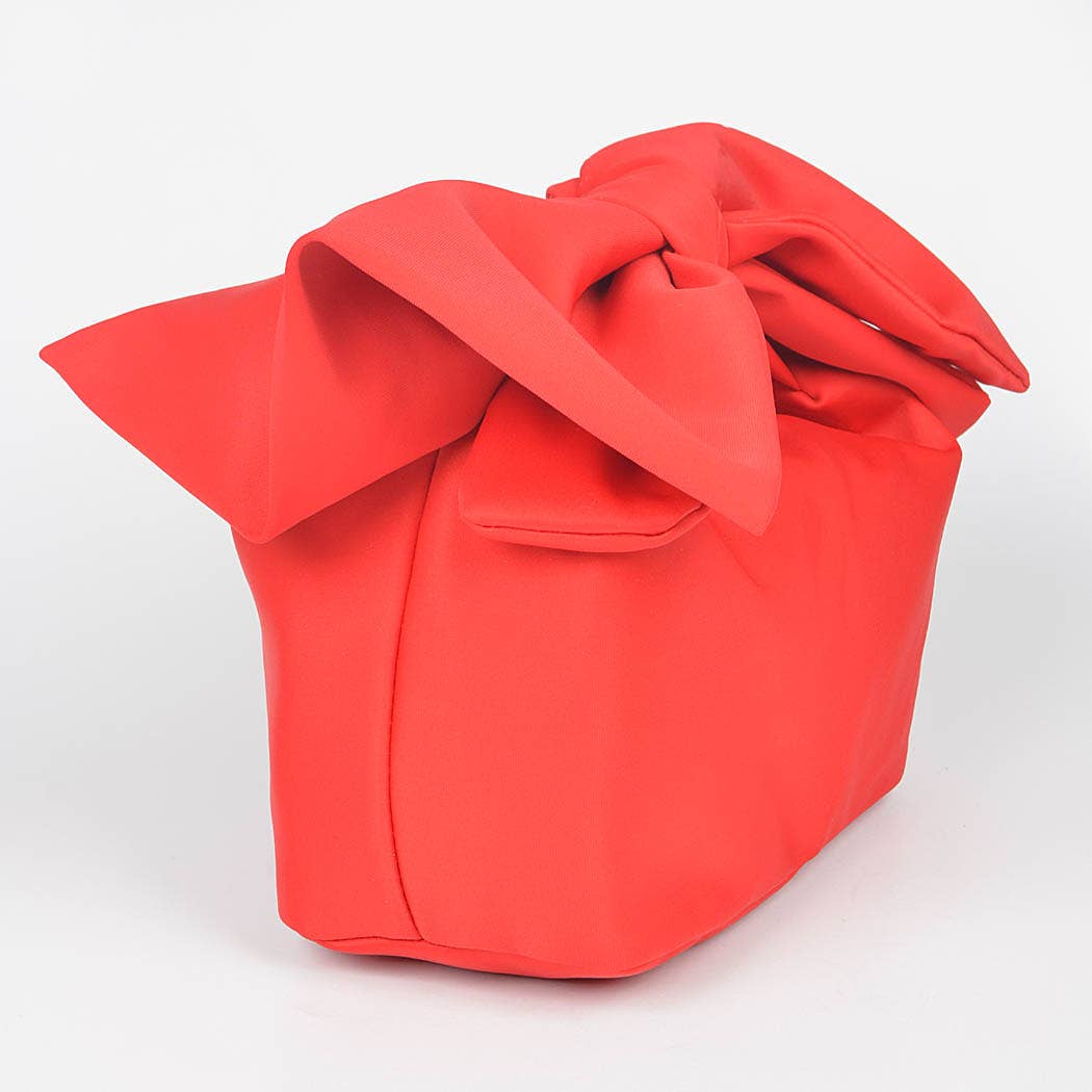 3AM BY H&D ACCESSORIES – wholesale Kuvertväska - Dam – Nylonväska med rosett och handtag, dam Clutch3