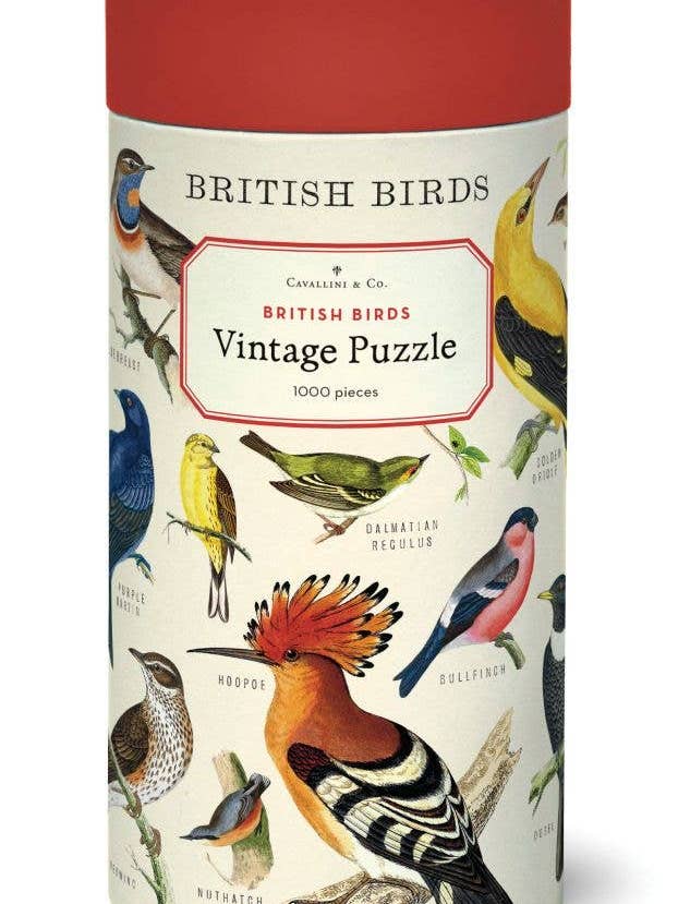 Cavallini - 1000 Pc Puzzle British Birds for wholesale by Cavallini & Co