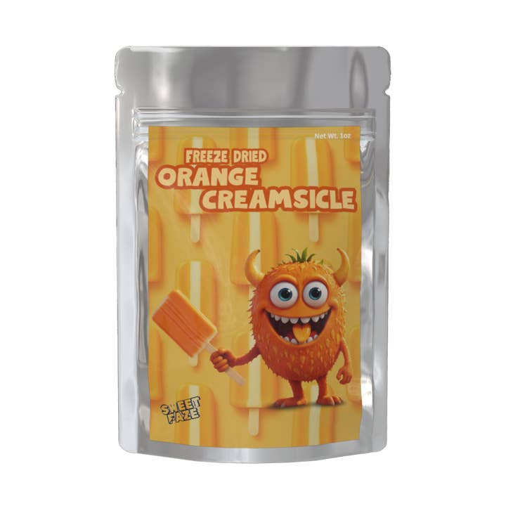 Freeze Dried Ice Cream | Orange Cream Bar - Wholesale for wholesale by Sweet Faze LLC