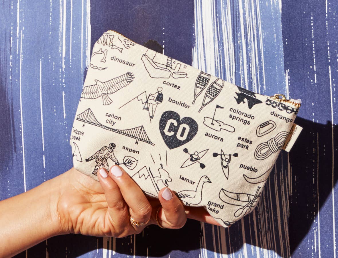 Maptote - Wholesale Pouch - Women's - Colorado Zipped Pouch9