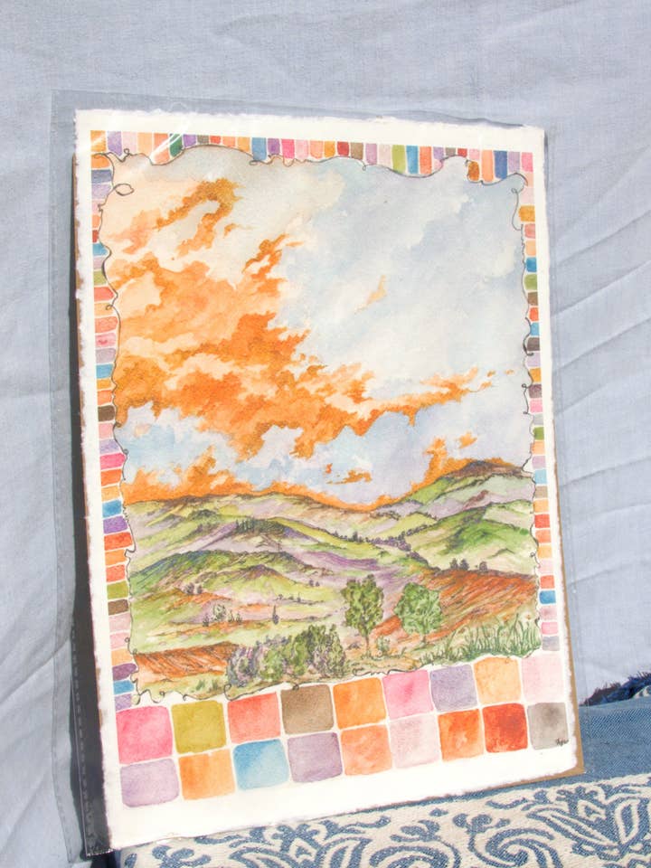 Patchwork Fields - Prints for wholesale by Hannah Jean Atelier