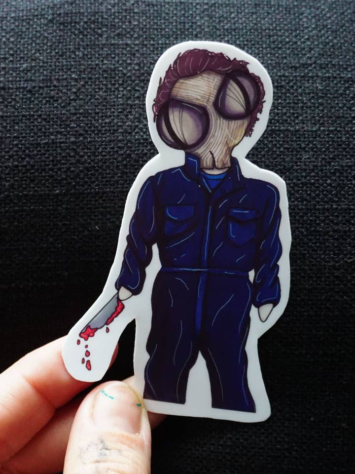 Adesivo Michael Myers per la vendita all'ingrosso da parte di Harth Creations