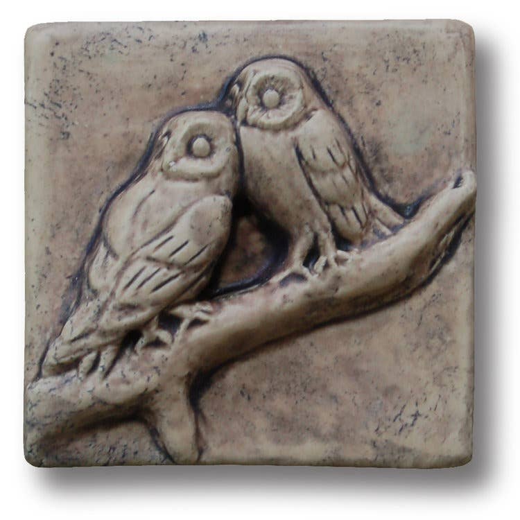 Whistling Frog Tile Inc. - Wholesale Wall Tile - Owl Friends Art Tile 4x4"11