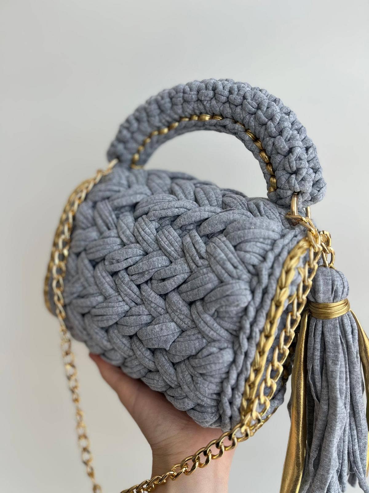CHQEL - Vente Pochette – femme - Pochette de soirée CHQEL pour femmes, sac à main au crochet 2