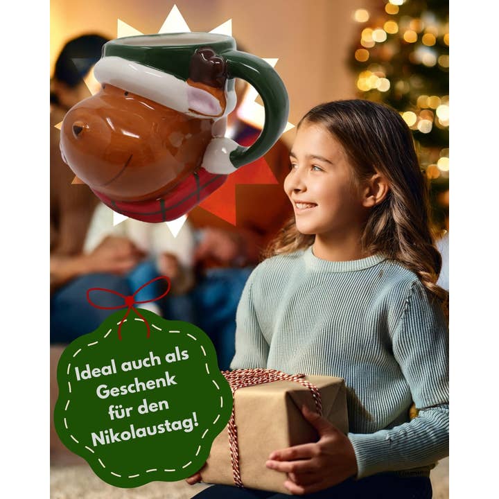 Close Up GmbH - Wholesale Coffee Mug - Reindeer Mug 3D4