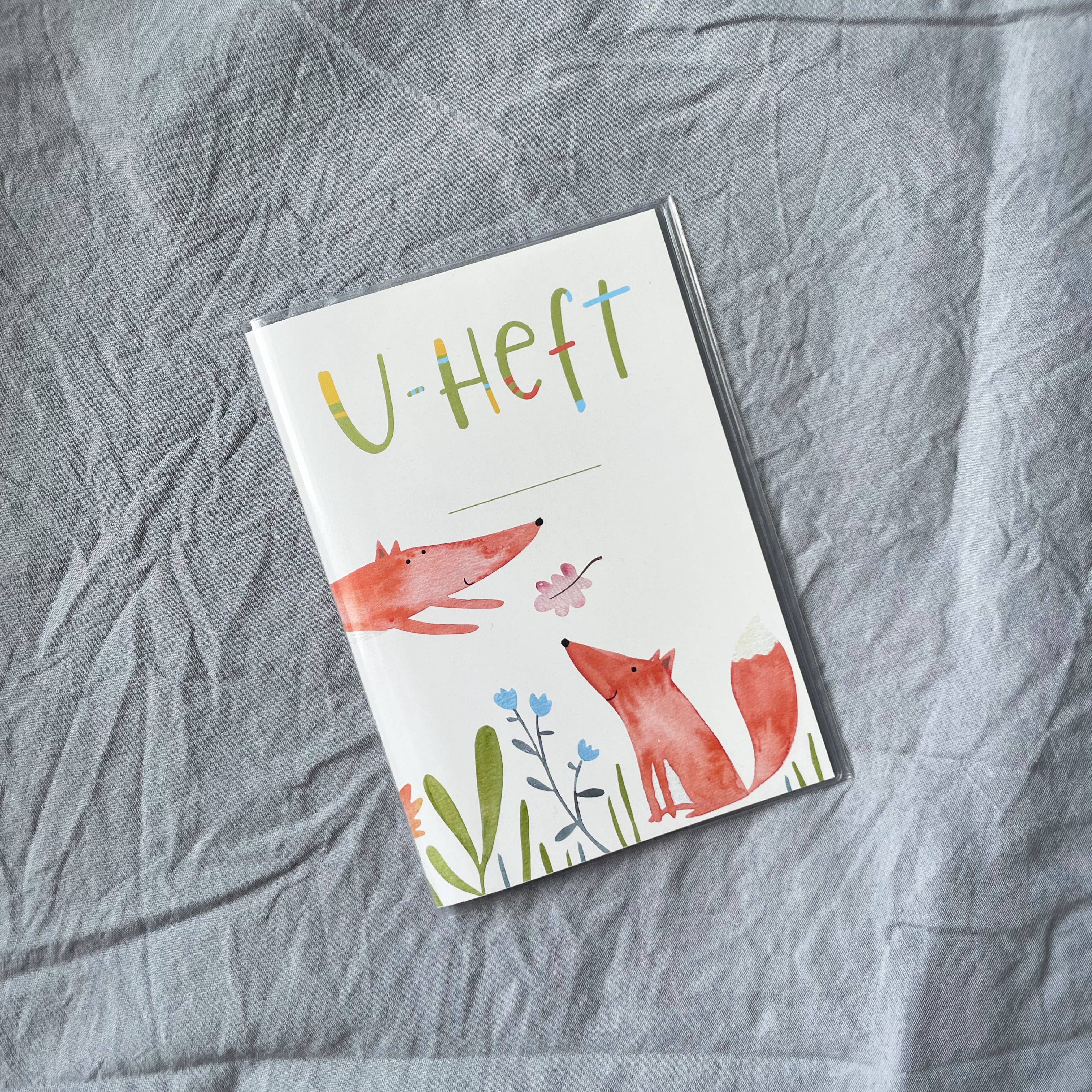 Hannahs Firlefanz – Engroshandel Mindebog - Børn og baby – U-Heft cover med ræv, gave til nyfødt0