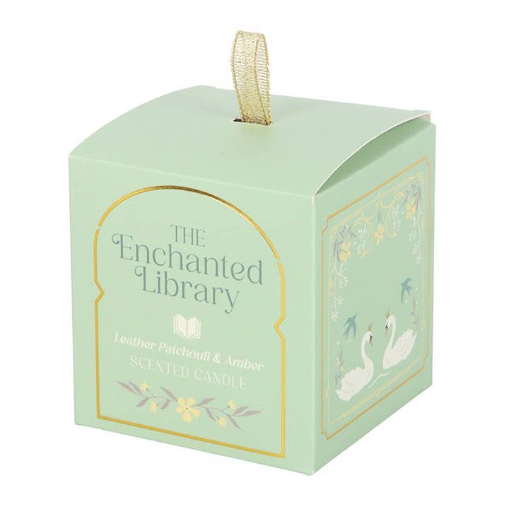 Something Different Wholesale - Wholesale Jar/Filled Candle - The Enchanted Library Leather, Patchouli & Amber Candle3