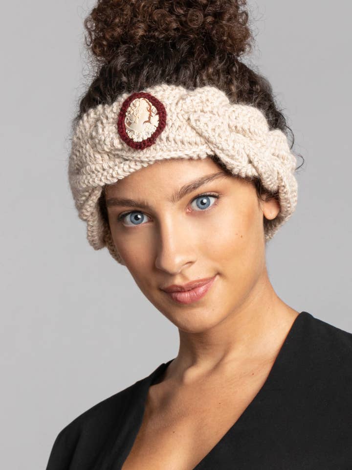 Cameo hoofdband - WIT voor wholesale door Lionò