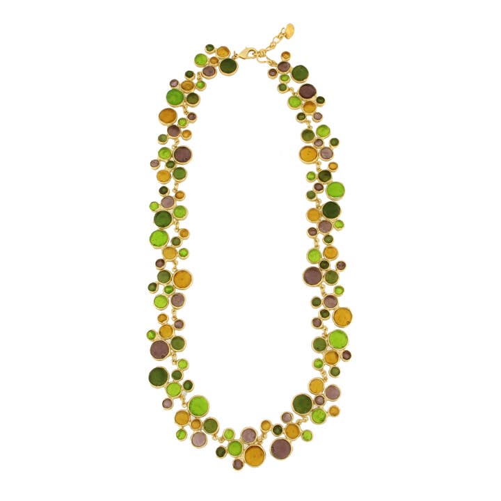 Droplets 16" Adj. Statement Necklace for wholesale by Michael Vincent Michaud
