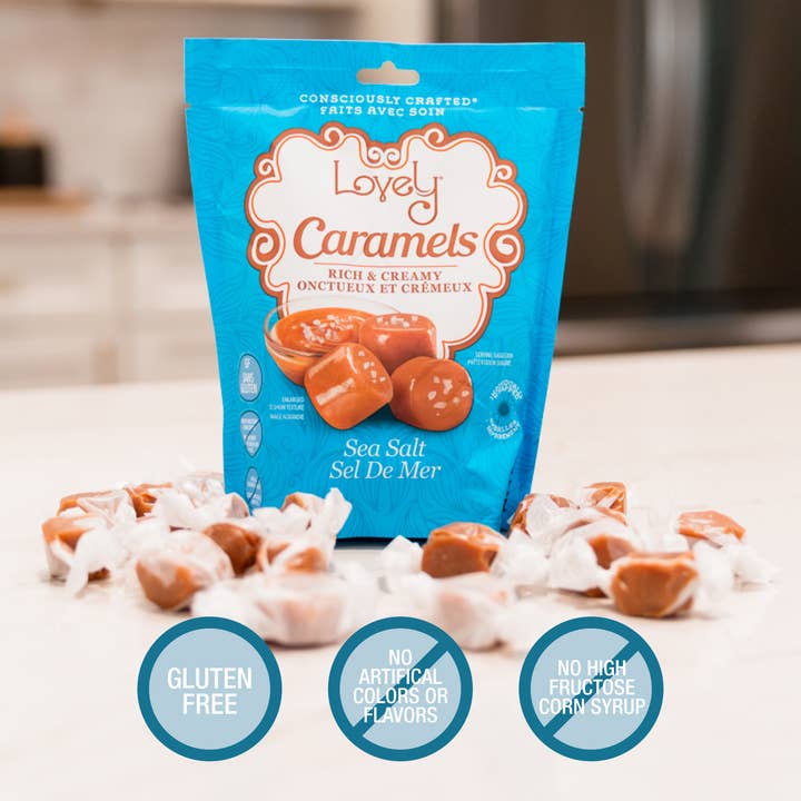 Lovely Candy Company - Wholesale Caramel - Sea Salt Caramel Candy - Gluten Free, Non-GMO2