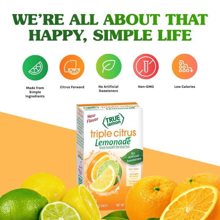 True Citrus - Wholesale Drink Mix - True Lemon Triple Citrus Lemonade2