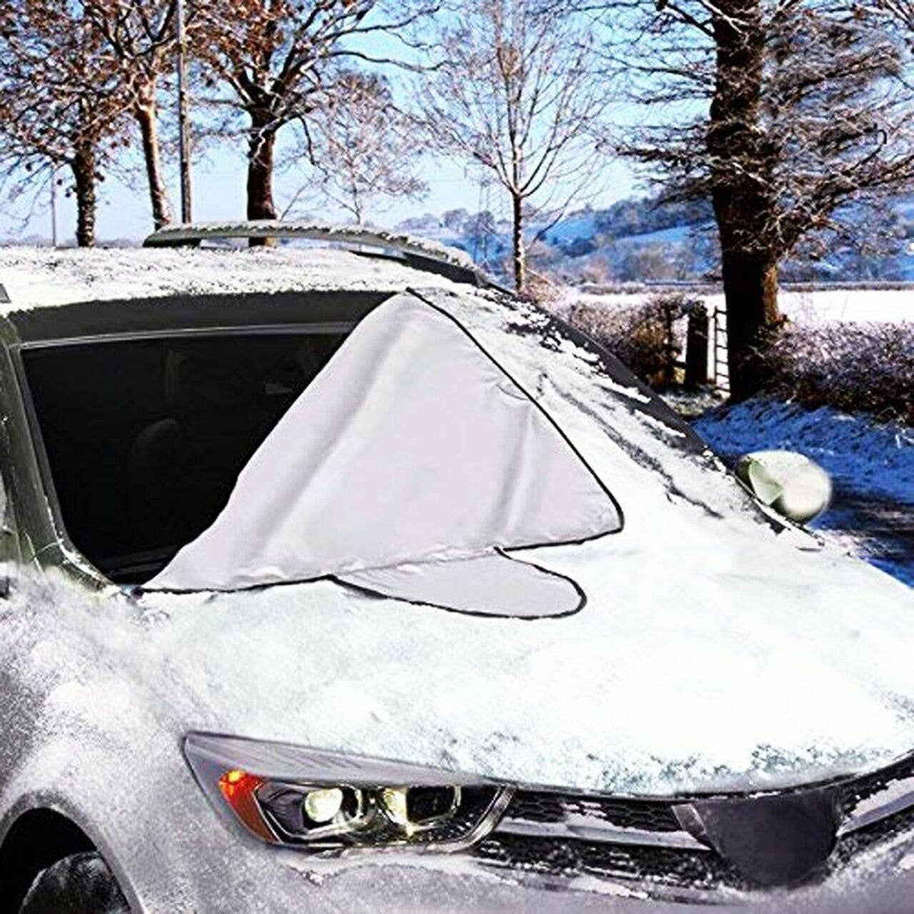Infinite Basics - Wholesale Car Decorative Charm - Unisex - Reversible Car Windshield Protector for Winter Snow & Summer Heat