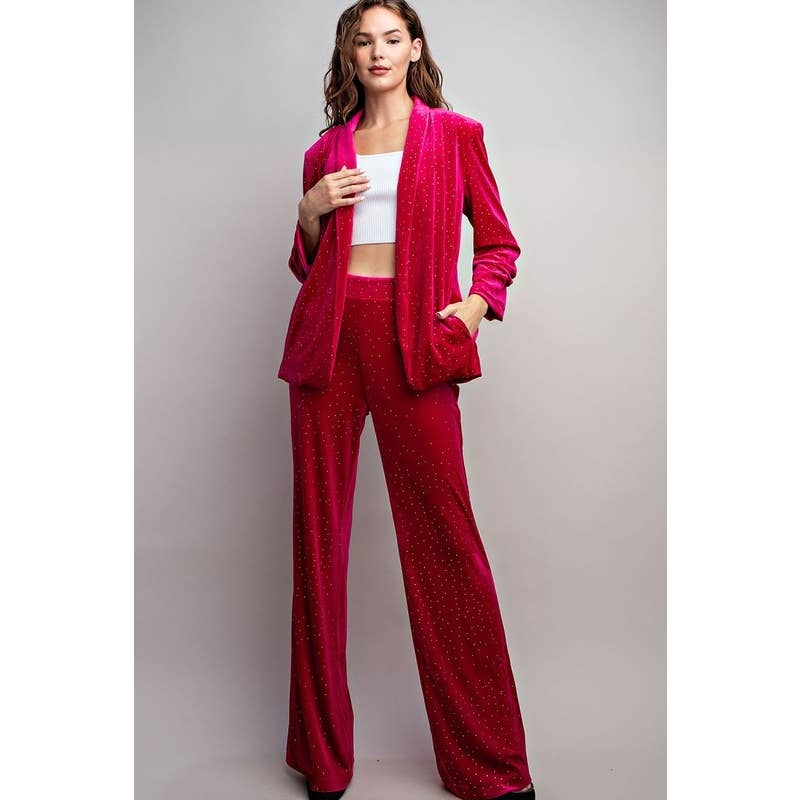 STYLE USA – wholesale Jacket – Women's – Velvet blazer jacket9