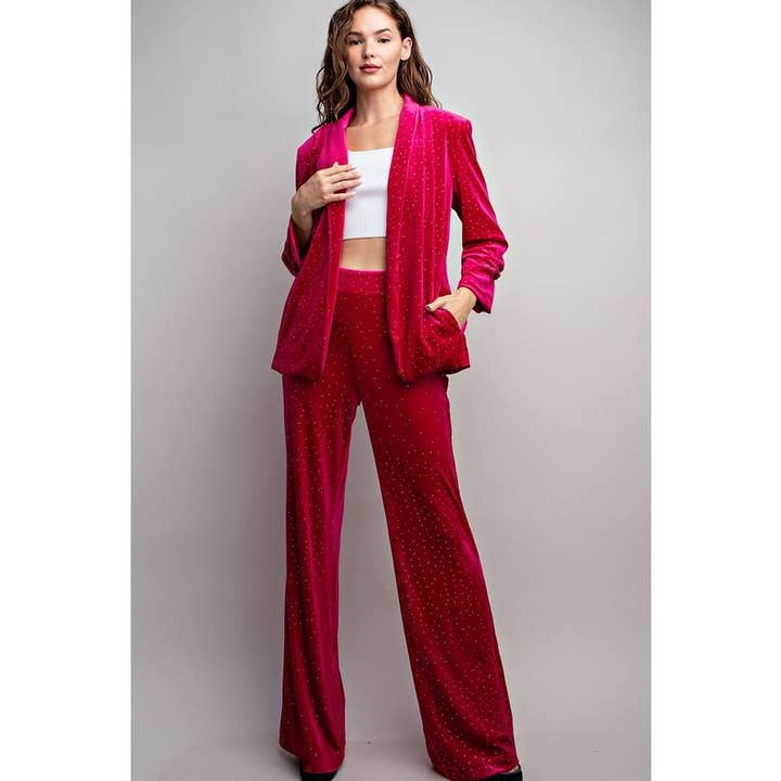 STYLE USA – wholesale Jacket – Women's – Velvet blazer jacket9