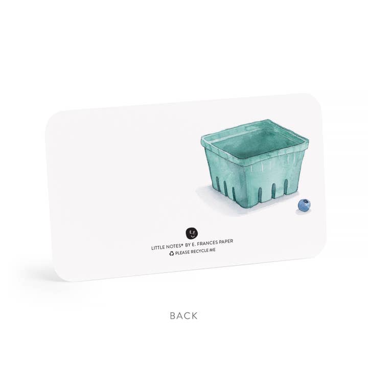 E. Frances Paper - Wholesale Stationery/Notecard Set - Blueberry Little Notes®