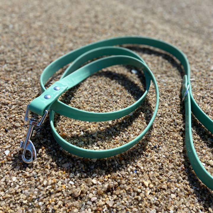 Ploouf Dogs - Wholesale Pet Leash - Dog - Lagoon green “soft touch” leash4