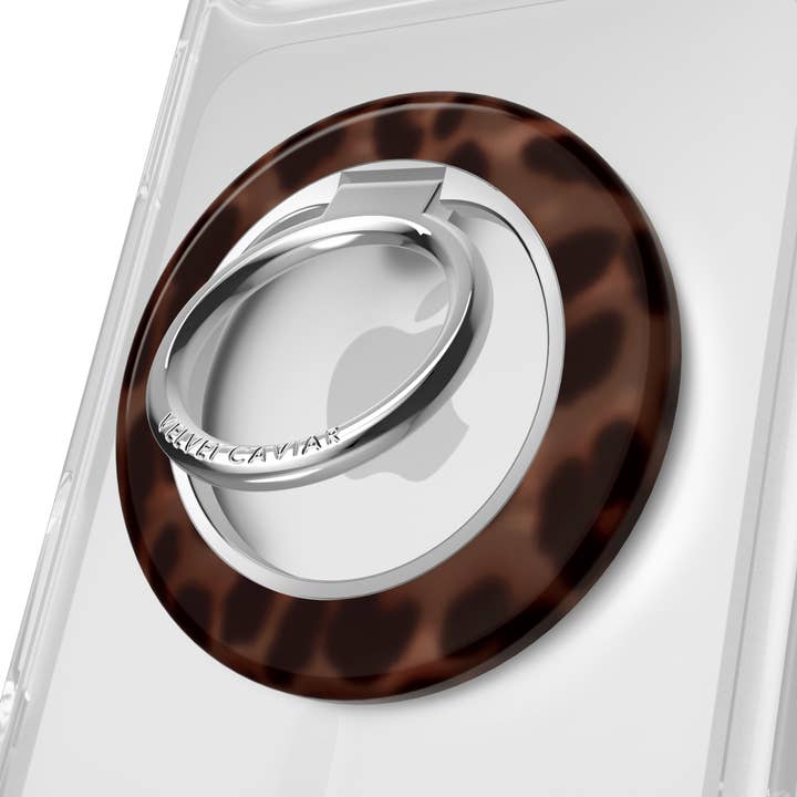 Magnetic Phone Ring & Stand- It GIrl Leopard for wholesale by VELVET CAVIAR