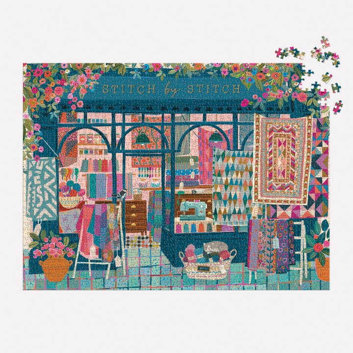 Chronicle Books - Wholesale Puzzle - Adult - Stitch by Stitch 1000 Piece Puzzle