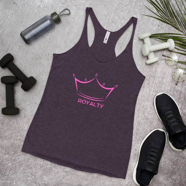 Women's Racerback Royalty Tank for wholesale by Proclaim Design