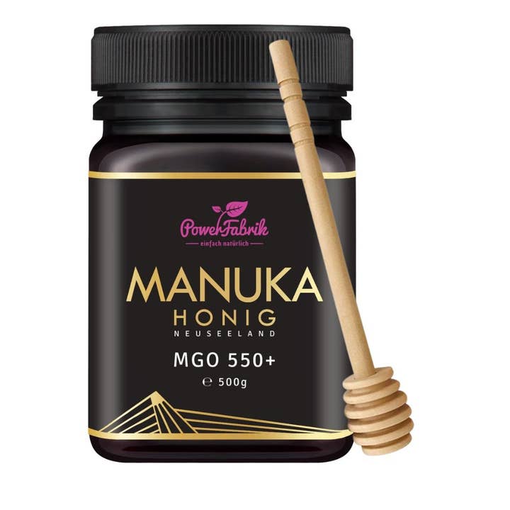 Manuka honning MGO 550+, 500g, ORIGINAL fra New Zealand for engroshandel hos Power Fabrik
