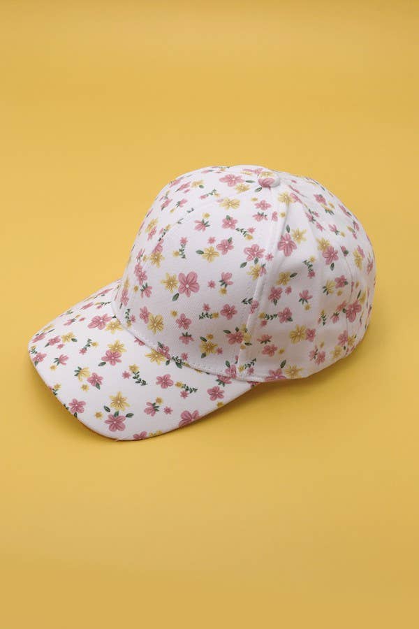 JOSSLYN by wall to wall - Wholesale Baseball Cap - Women's - FLORAL CASUAL BASEBALL CAP | 40HW7162