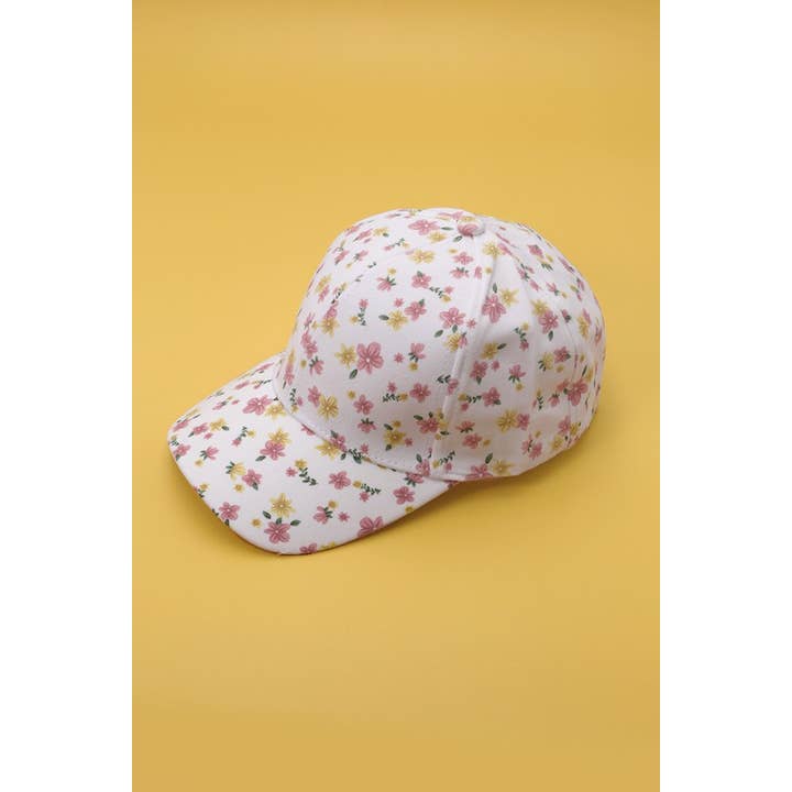 JOSSLYN by wall to wall - Wholesale Baseball Cap - Women's - FLORAL CASUAL BASEBALL CAP | 40HW7162