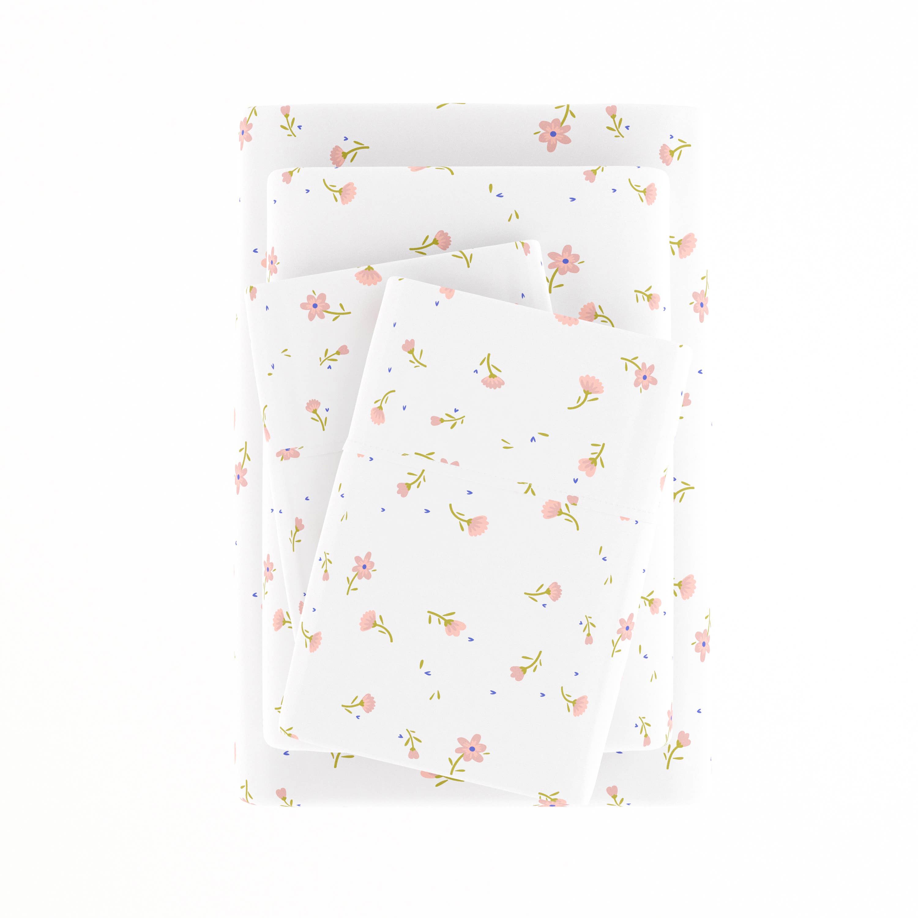 ienjoy Home - Wholesale Sheet Set - iEnjoy Home Soft Floral 4pc Sheet Set5