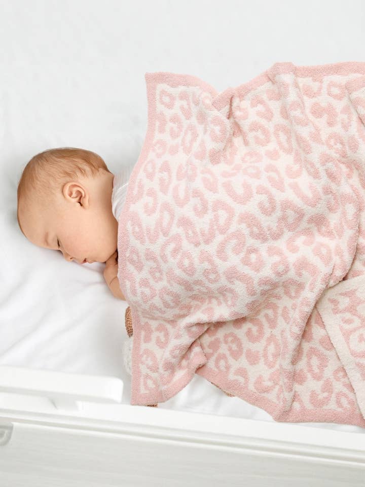 JCL1051K Super Lux Children's Leopard Blanket for wholesale by MiMi Wholesale