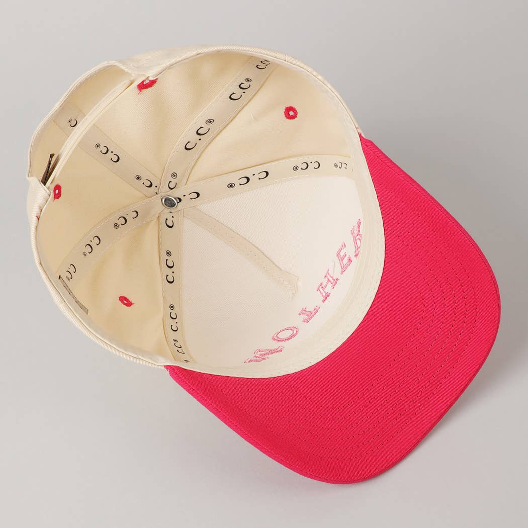 Fashion City - Wholesale Baseball Cap - Women's - MOTHER Upside Down Lettering Embroidery Cap10