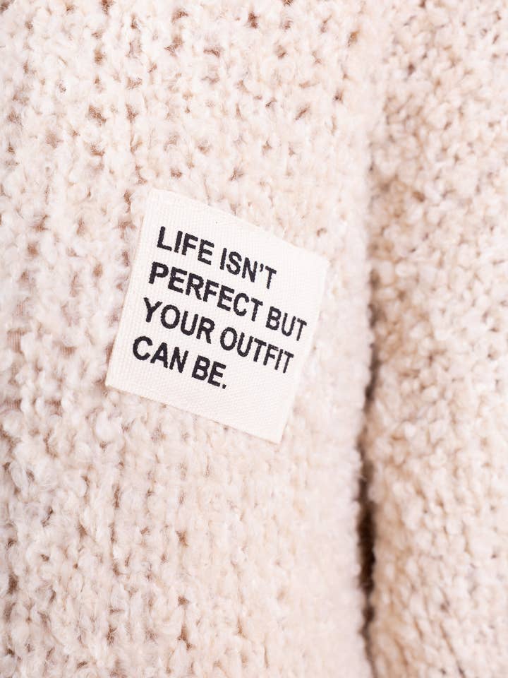 Pépouz' Paris - Wholesale Tunic Sweater - Women's - Hooded alpaca wool loop sweater PP252318