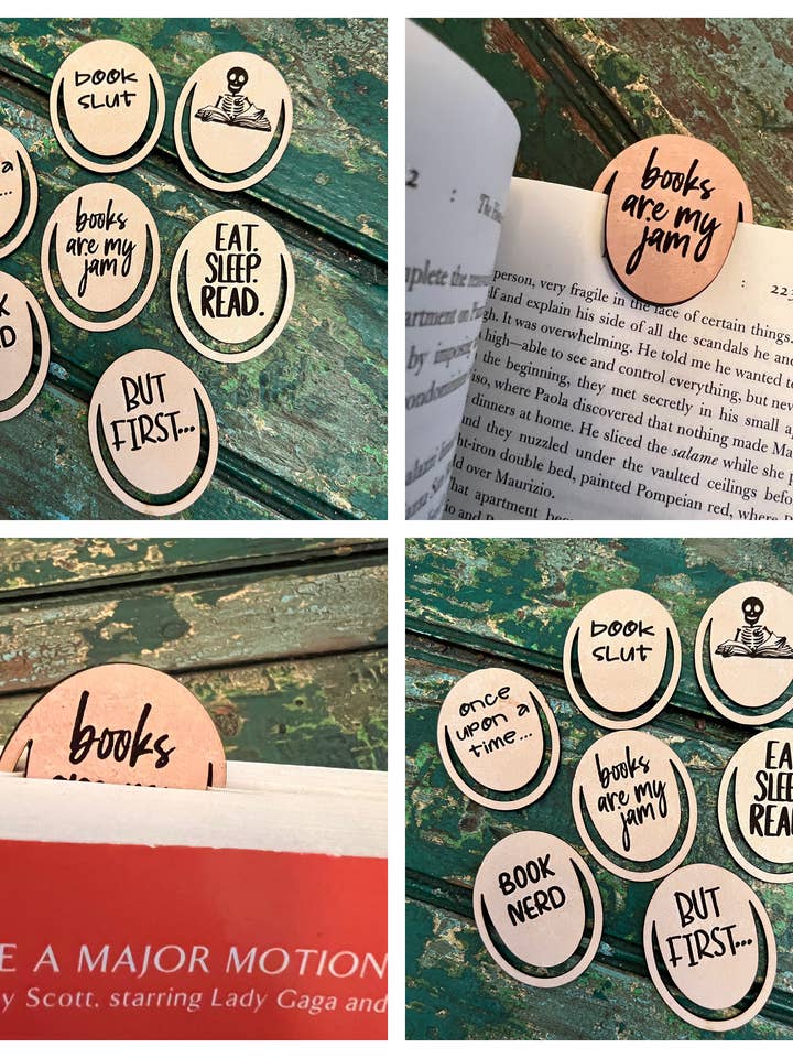 læder papirclips stil bogmærke for engroshandel hos Suchfungoods