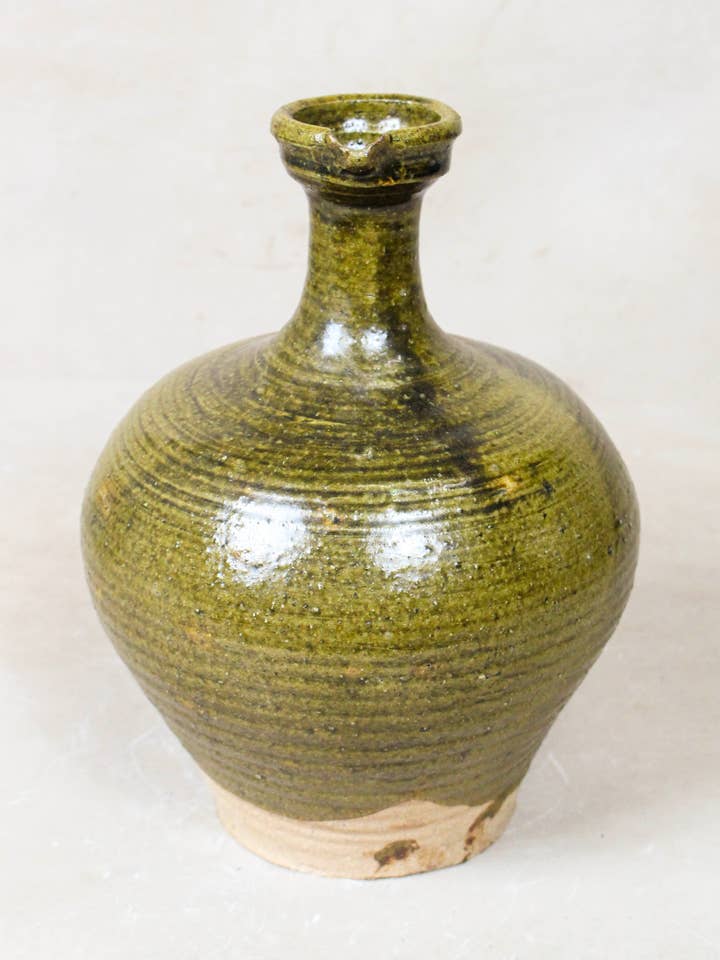 Glazed Bottle Vase - GV33 for wholesale by Botanical Boys