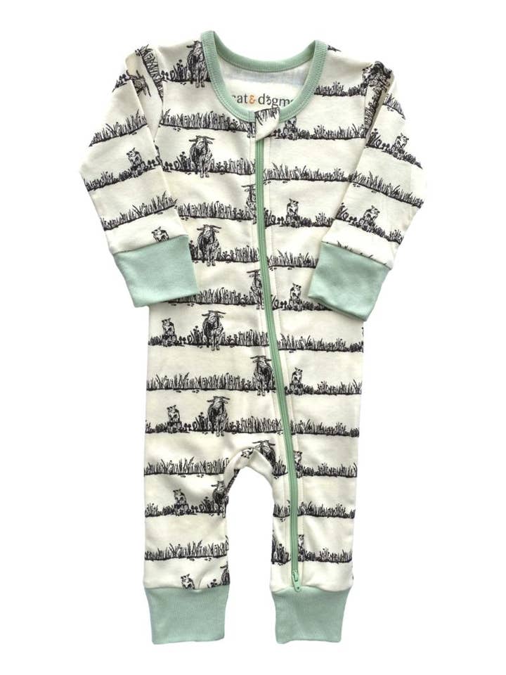 Cat & Dogma - Wholesale Jumpsuit - Baby - Organic Cotton Zippy - Billie & Kid