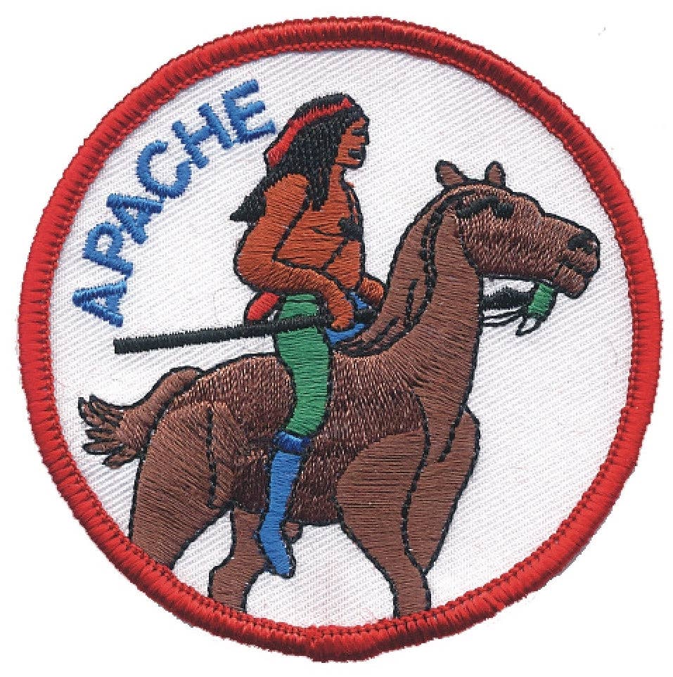 Happy Wood Products - Wholesale Patch - APACHE Native American Patch - 72013