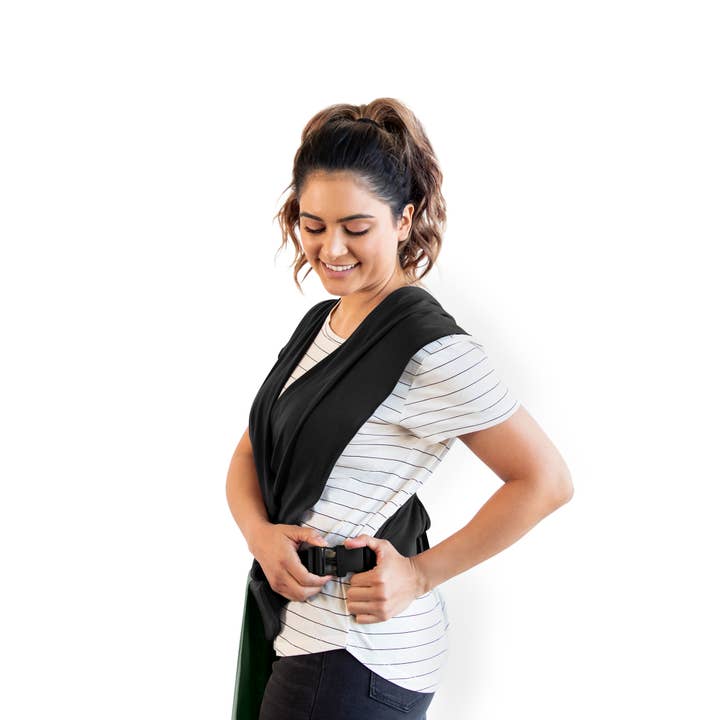 Moby - Wholesale Baby Carrier - Moby Easy Wrap Olive/Onyx- ECOM BOX JUNE 20244
