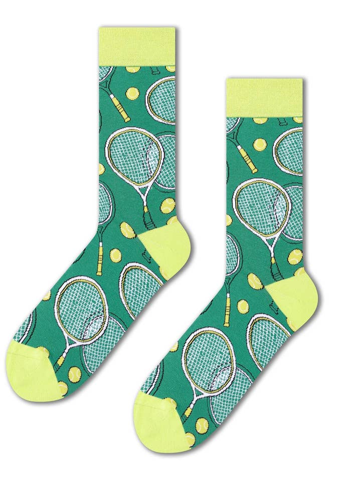 Tennis Design Sports Socks - Style and Passion in Every Step! for wholesale by Marc JoJo