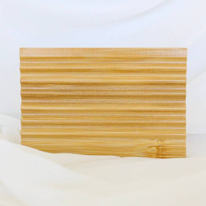 Portasapone Ondulato in Bambù per la vendita all'ingrosso da parte di OLIVESPA