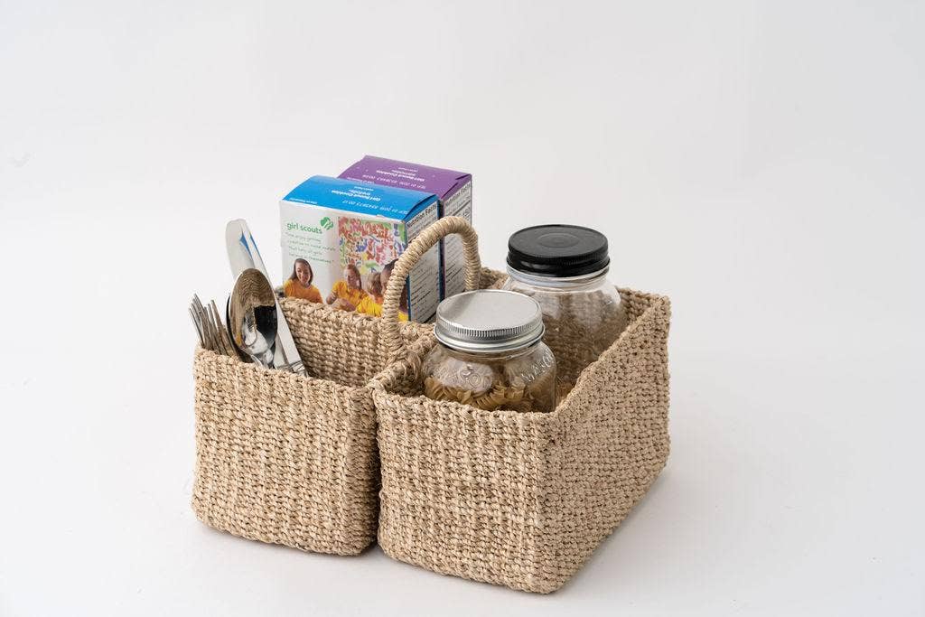 NEEPA HUT - Wholesale Utensil Holder - Handwoven Natural Utensil Caddy3